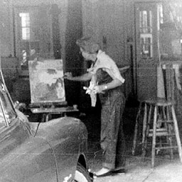 in Hoffman's garage 1958